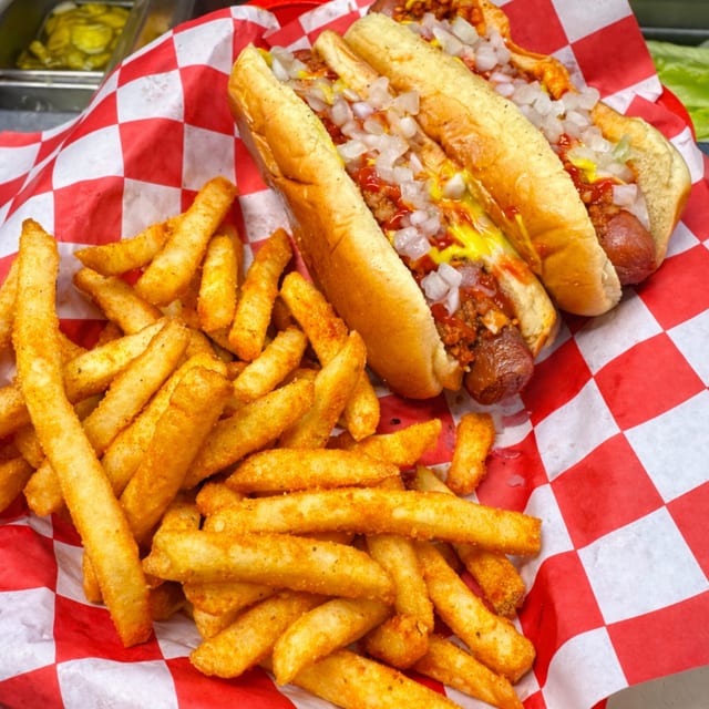 Romeo's Chili Dog (Double) Combo.